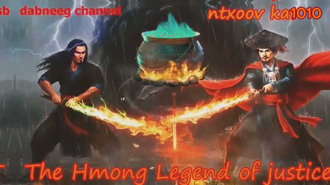 Ntxoov kav The Hmong Legend Part 1.010 - Yawg Liaj Nrob - Sword fighter for justice