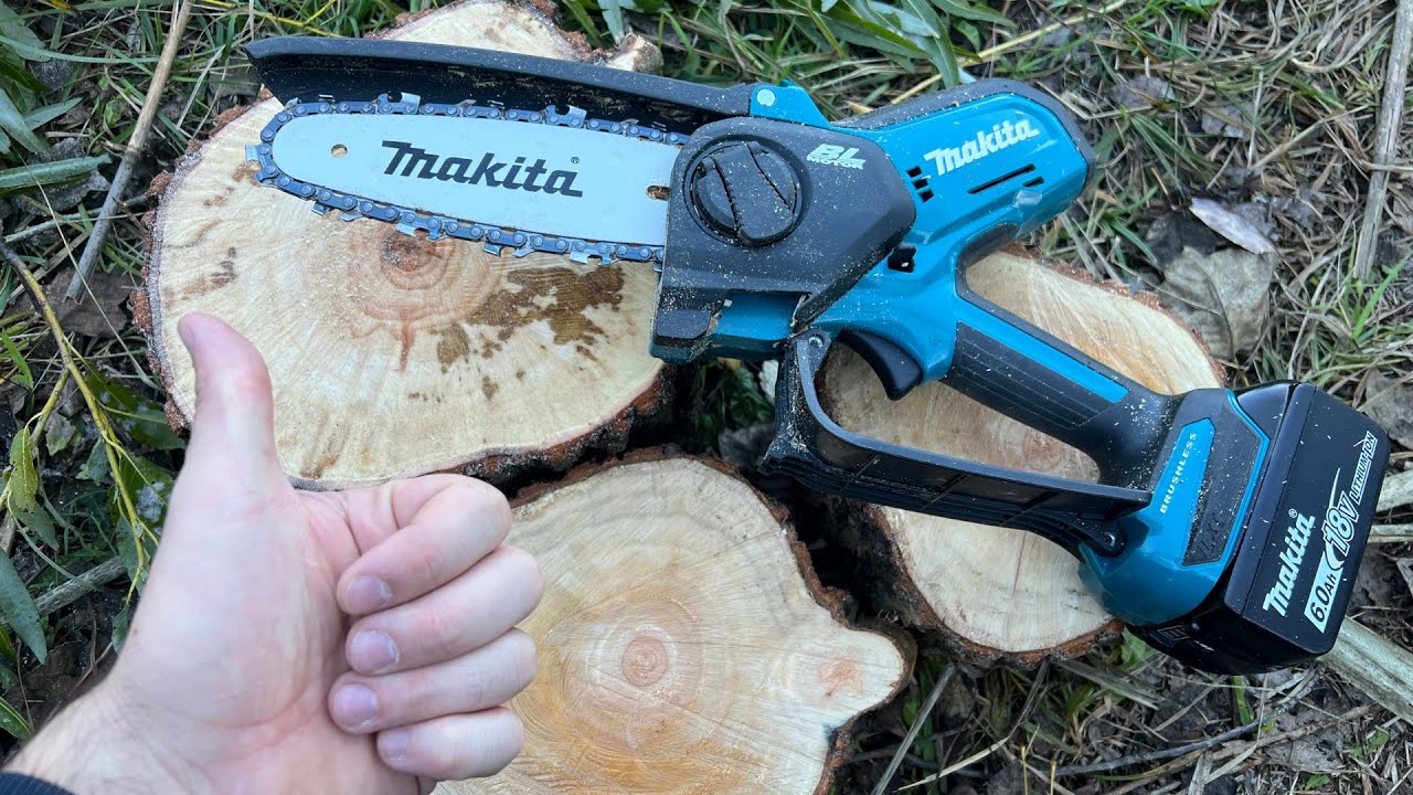 ✅ Makita DUC150  - тест акумуляторної мініпили, колоди діаметром понад 20 см! Пила вражає 👍