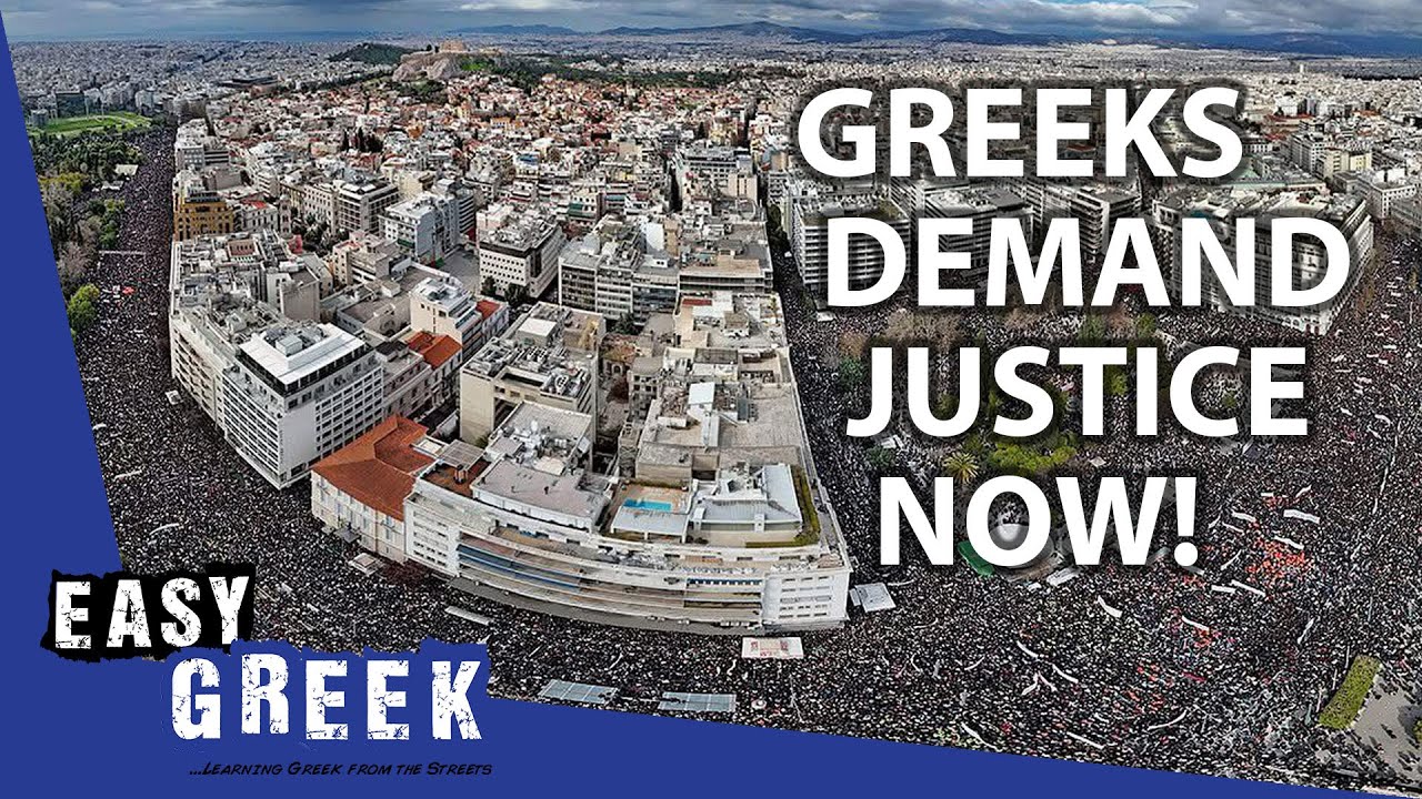 What Are Millions of Greeks Protesting About? | Easy Greek 231