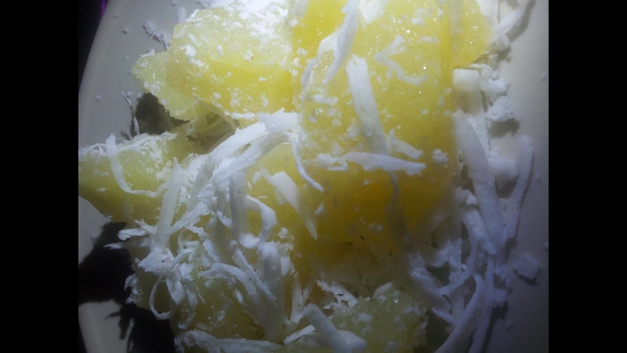 C/w Nana: Steamed Cassava Cake (ເຂົ້າໜົມມັນຕົ້ນ == Kanom Muntone)