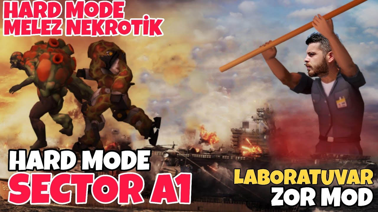 LABORATUVAR ZOR MOD SECTOR A1 - A1 HARD MODE - ZOR MOD MELEZ NEKROTİK - LAST DAY ON EARTH SURVİVAL