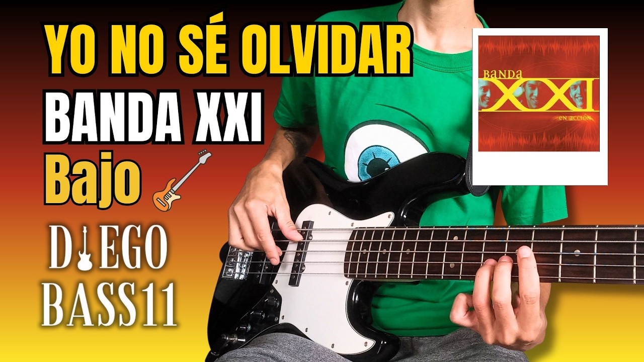 YO NO SÉ OLVIDAR – Banda XXI🎸 | Versión Bajo Eléctrico | DiegoBASS11