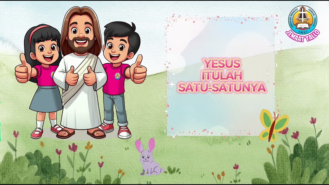 YESUS ITULAH SATU SATUNYA [LAGU SEKOLAH MINGGU] KARAOKE #Yesusitulahsatusatunya #lagusekolahminggu