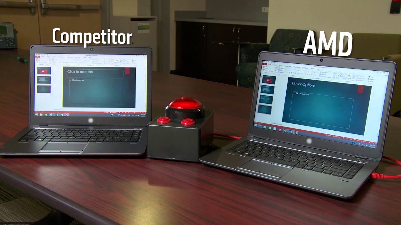 Kaveri kontra Haswell Red Button Demo