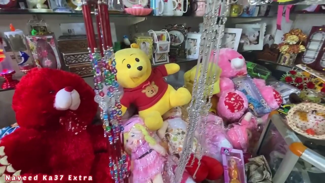 Gift Shop all items available | flowers - showpiece - toys - wall clock etc | Naveed Ka37 Extra