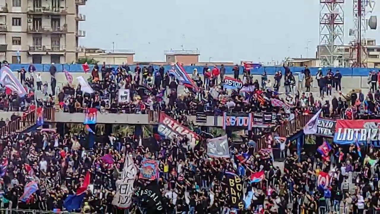 CATANIA-LAMEZIA TERME: festa rossazzurra allo stadio 