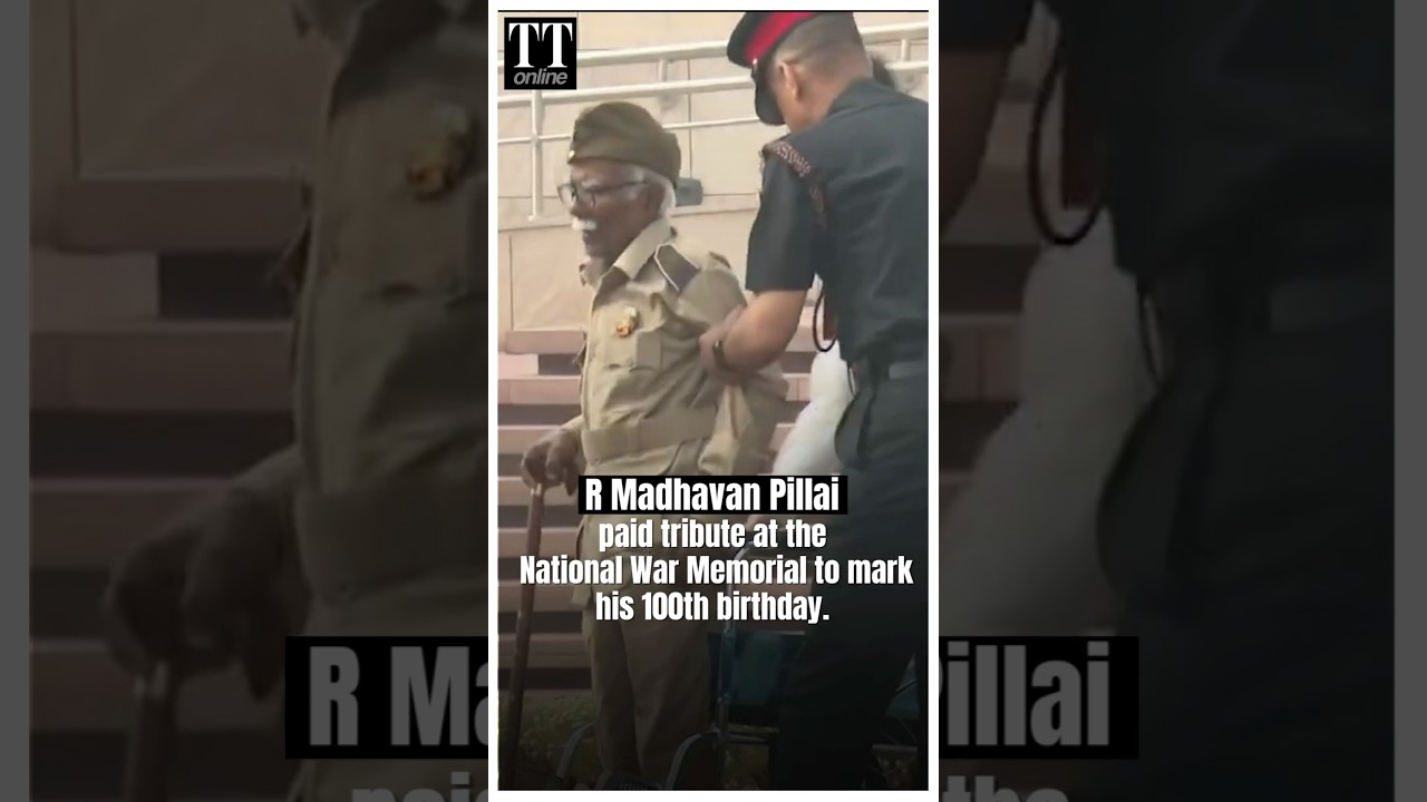 At 100, Indian National Army Veteran R Madhavan Pillai Pays Tribute to Netaji