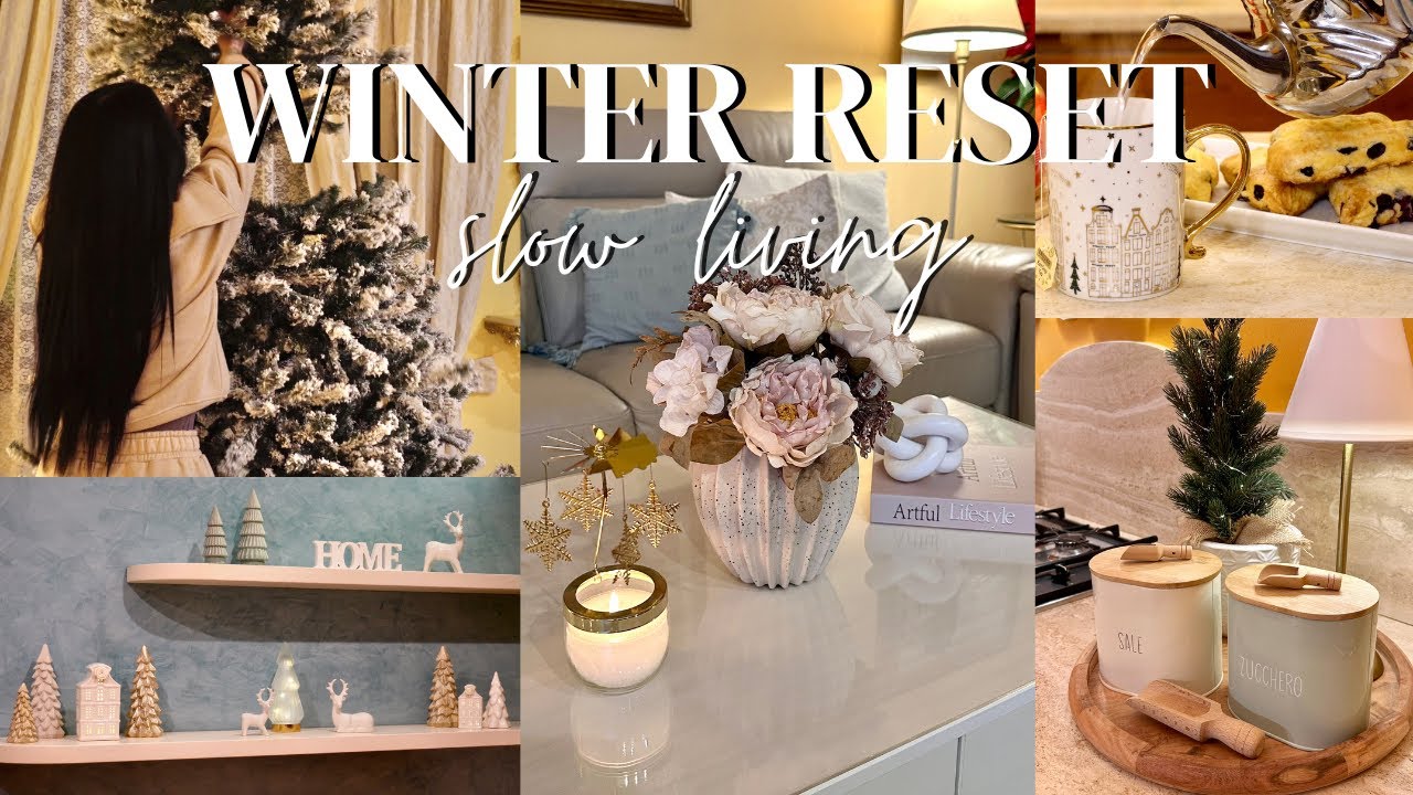 WINTER RESET ❄️ | Cozy Home Decor After Christmas | Baking | Slow Living