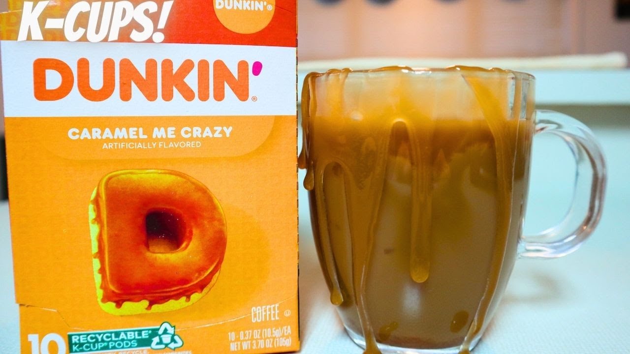 Dunkin Coffee K-Cup Pods Caramel Me Crazy