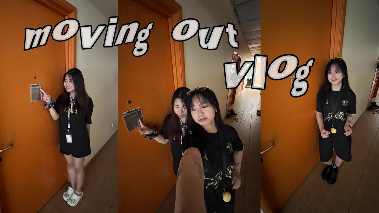 ntu vlog ⭑ moving out of hall for the last time