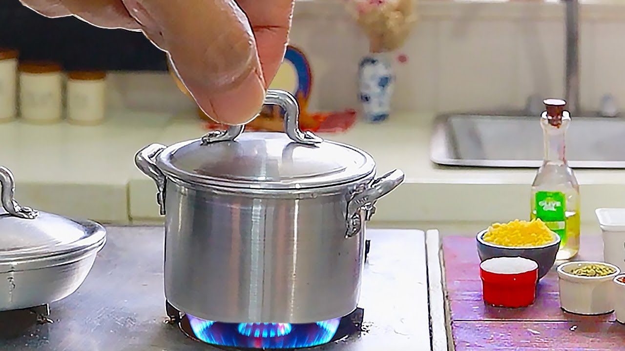 TOP 6 PASTA Real FOOD Mini COOKING Kitchen Toy Play SET ASMR No Background Music आसान रेसिपी.