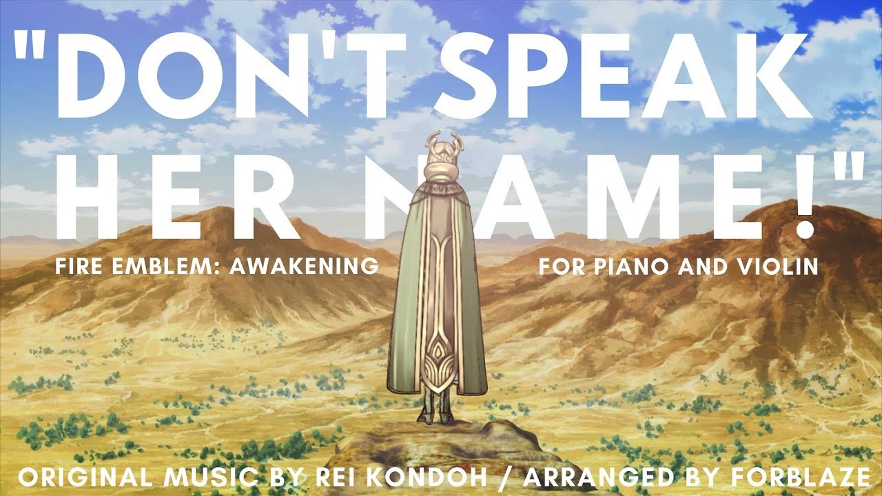 "Don't speak her name!" for Piano and Violin [Sheet Music + MIDI]