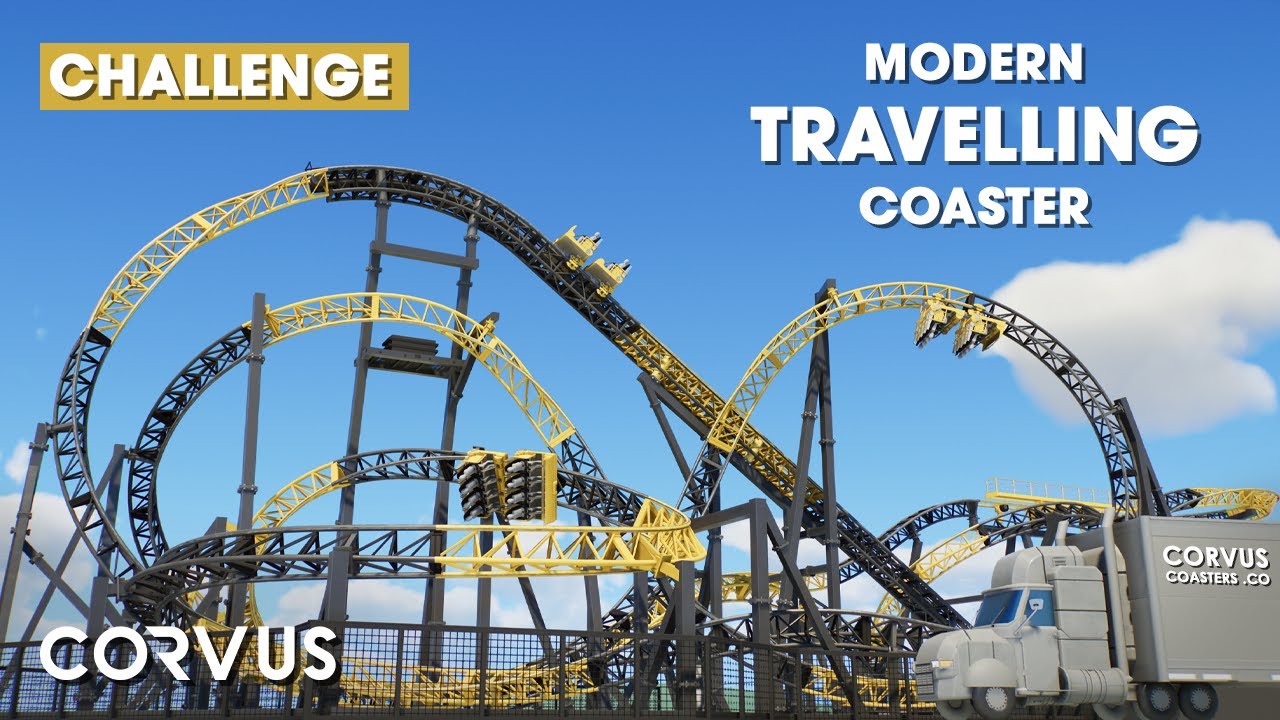MODERN TRAVELLING COASTER! | Planet Coaster 2 Challenge