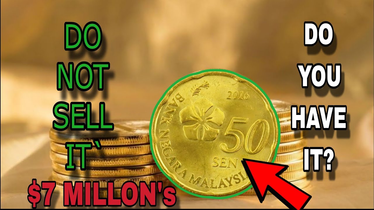 50 CENT 2016 MALAYSIA COIN WORTH HIGH MONEY 50 CENTS COINS THAT COULD BE CHANGE YOUR POCKET!