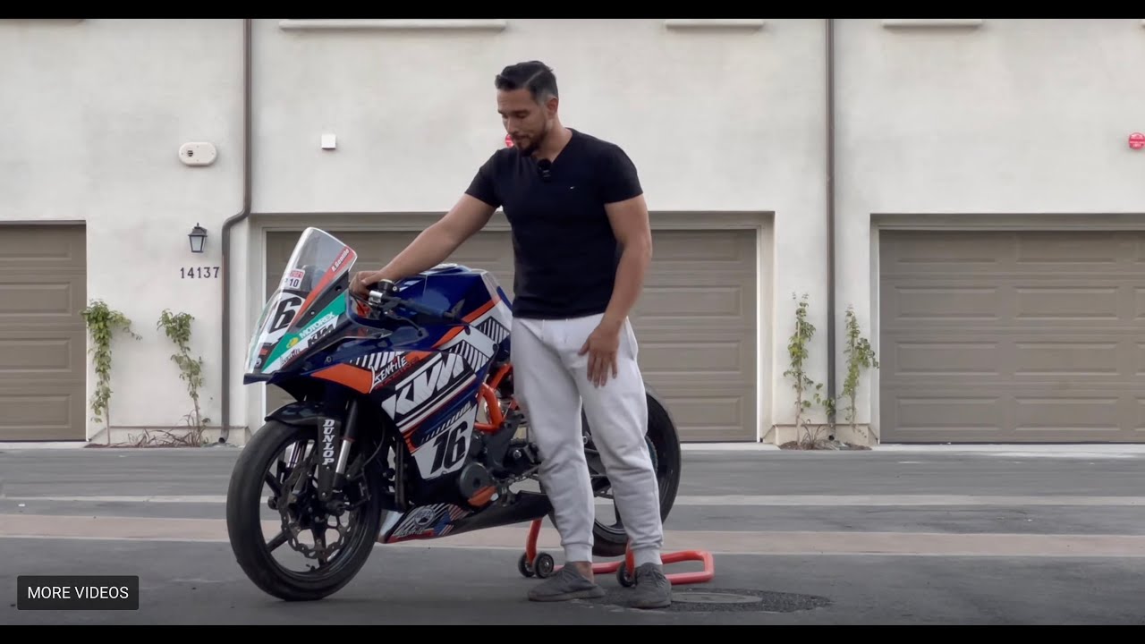 Fastest LAP @ Buttonwillow 2:06:15 Testing and tuning gear ratios (1 lap video) on KTM RC 390 Cup
