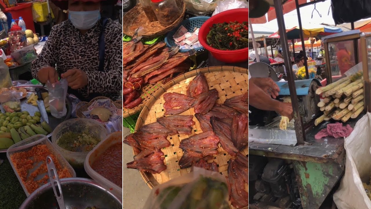 ផ្សារ​ម្តុំ​រោងចក្រ​តម្លៃ​ល្អ​ Local Market 🇰🇭 good prices 