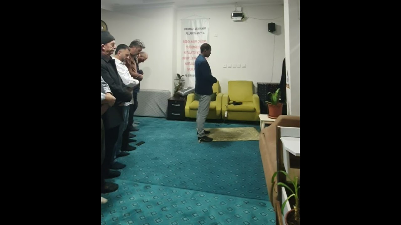GİNELİ İBRAHİM KARDEŞİMİZ, CEMAATİMİZE, BİLALİ HABEŞİ MİSALİ İMAM OLDU. ŞÜKÜRLER OLSUN. 