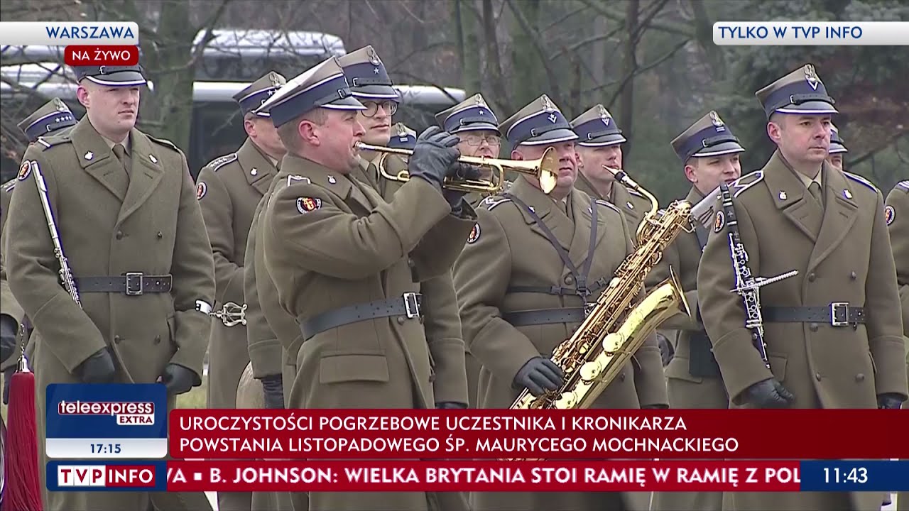 Samolot z trumną ze szczątkami Maurycego Mochnackiego wylądował w Warszawie