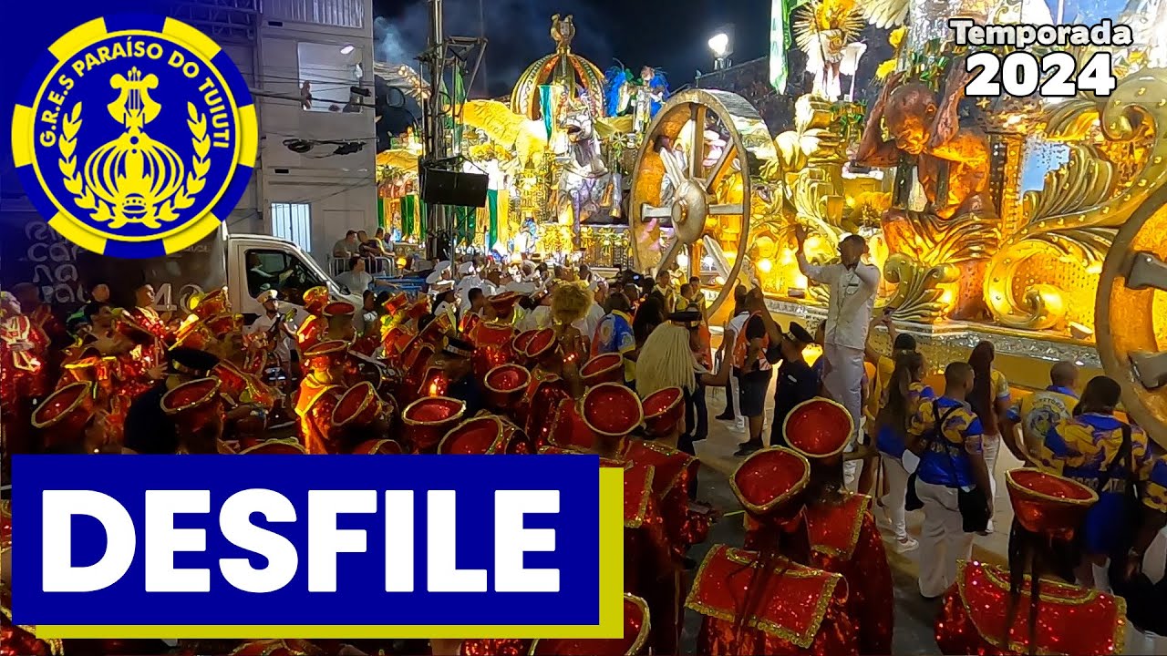 Paraíso do Tuiuti 2024 | Bateria no Desfile | Samba ao vivo - #Desfile24