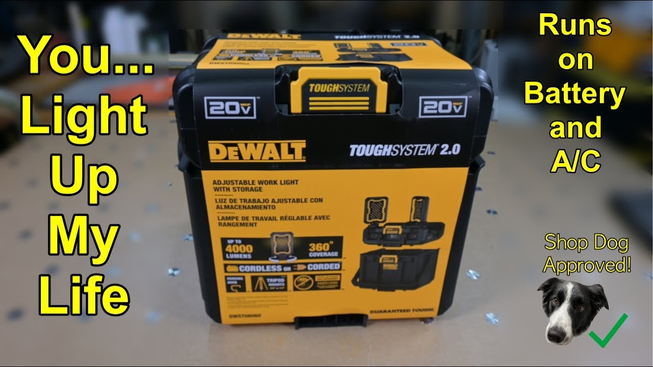 DeWalt DWST08060. Toughsystem LED light that is battery or A/C powered!