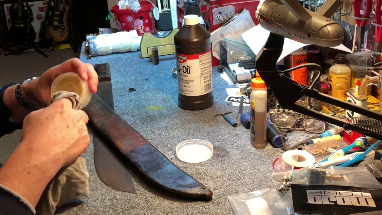 WWII Machete and Scabbard Preservation/Restoration