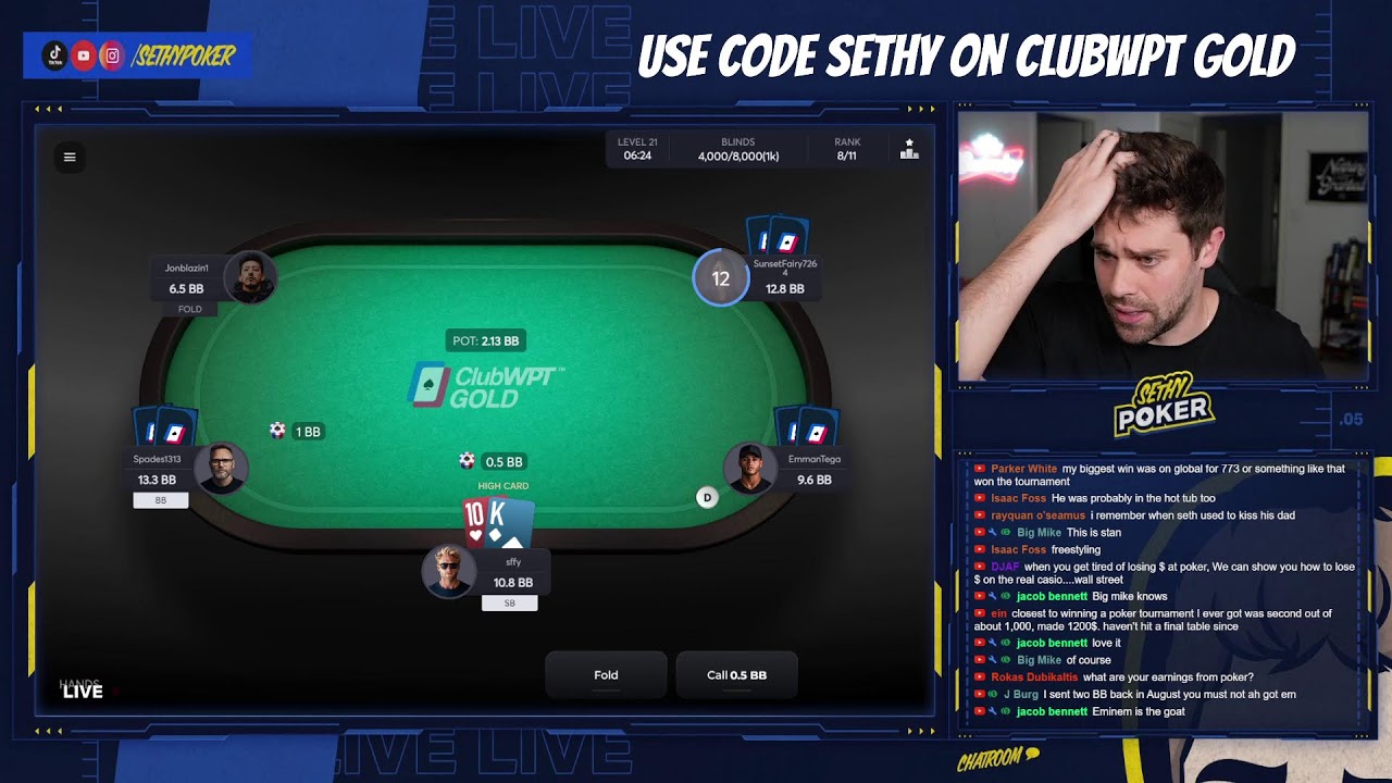 I'm trying to win a poker tournament.. Day 12
