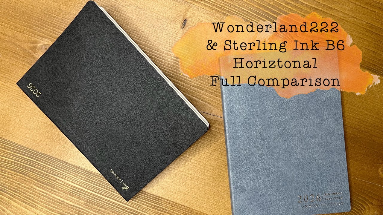 Wonderland222 и Sterling Ink B6 Horizontal — полный обзор и сравнение планировщиков