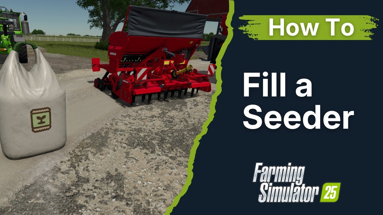 Как заправить сеялку в Farming Simulator 25 (Учебное пособие для FS25)