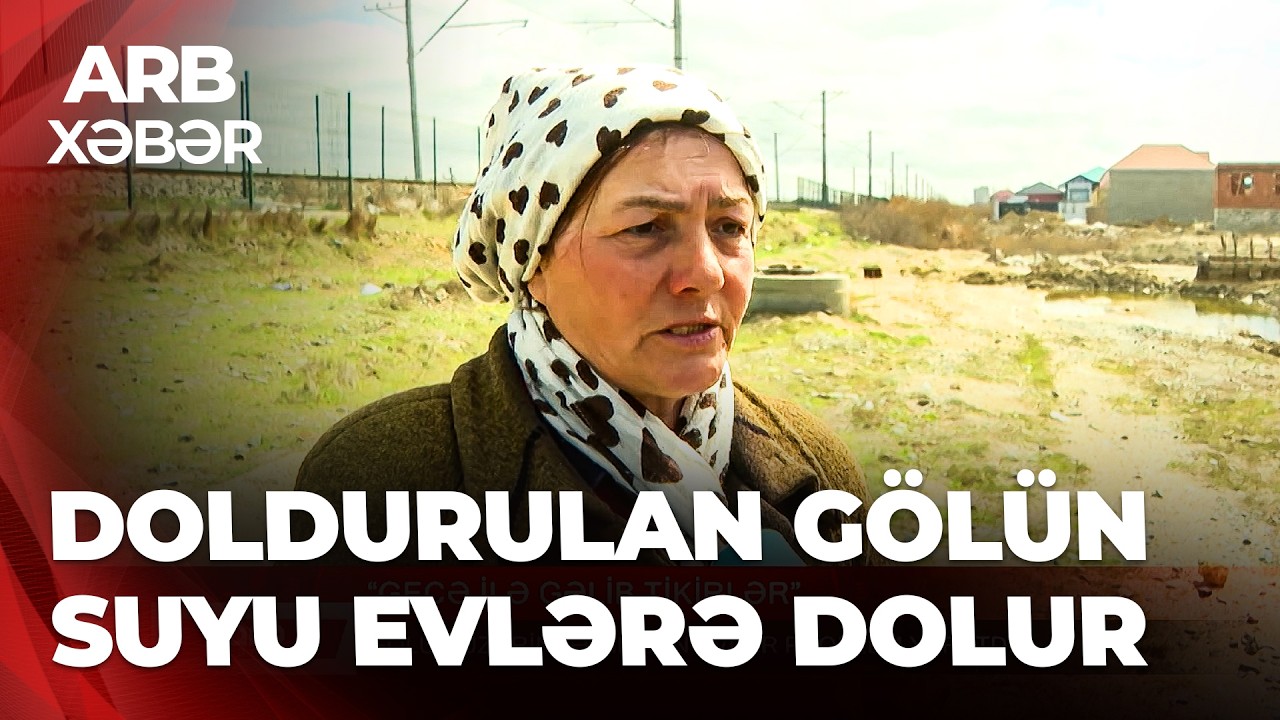 ARB XƏBƏR – Göl üzərində tikinti – “Gecə ilə gəlib tikirlər”