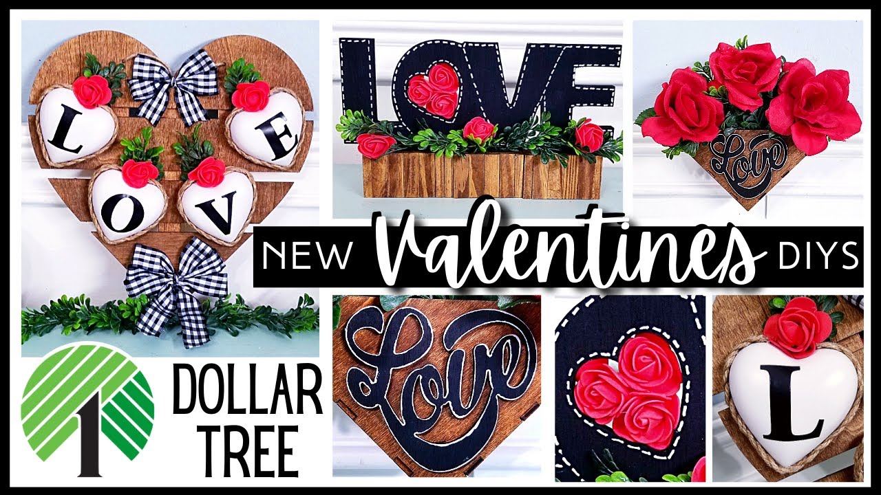 *NEW* DOLLAR TREE VALENTINE'S DIYs | Quick & Easy Valentines Day DIY Decor & Gifts | 2022 Arrivals!