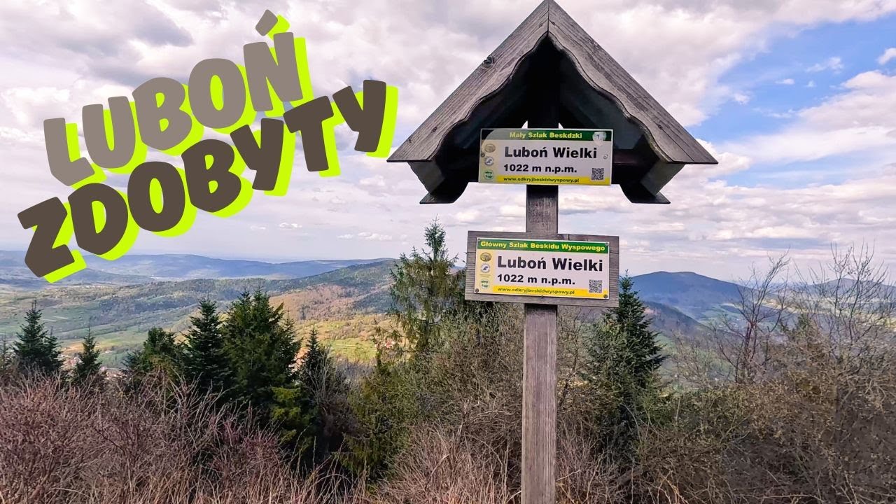 Luboń Wielki - szlak z Rabki -Zaryte