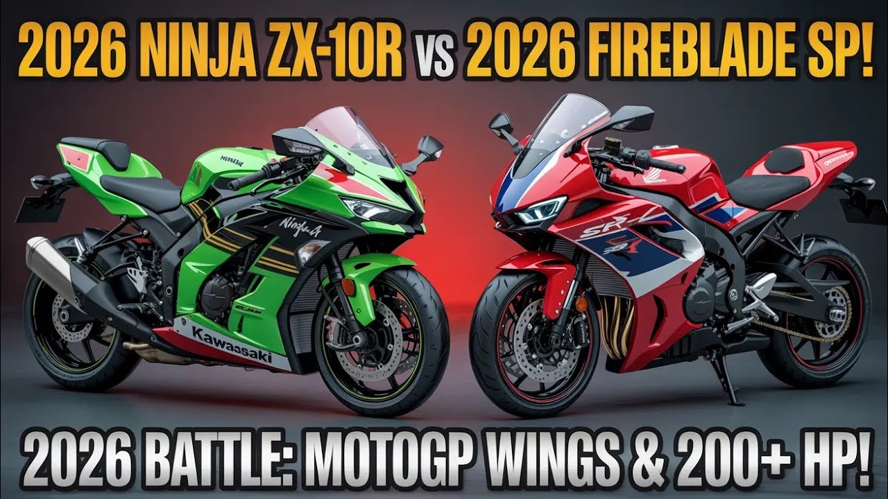 2026 MOTOGP TECH FOR THE STREET: 2026 Ninja ZX-10R vs 2026 Fireblade SP!