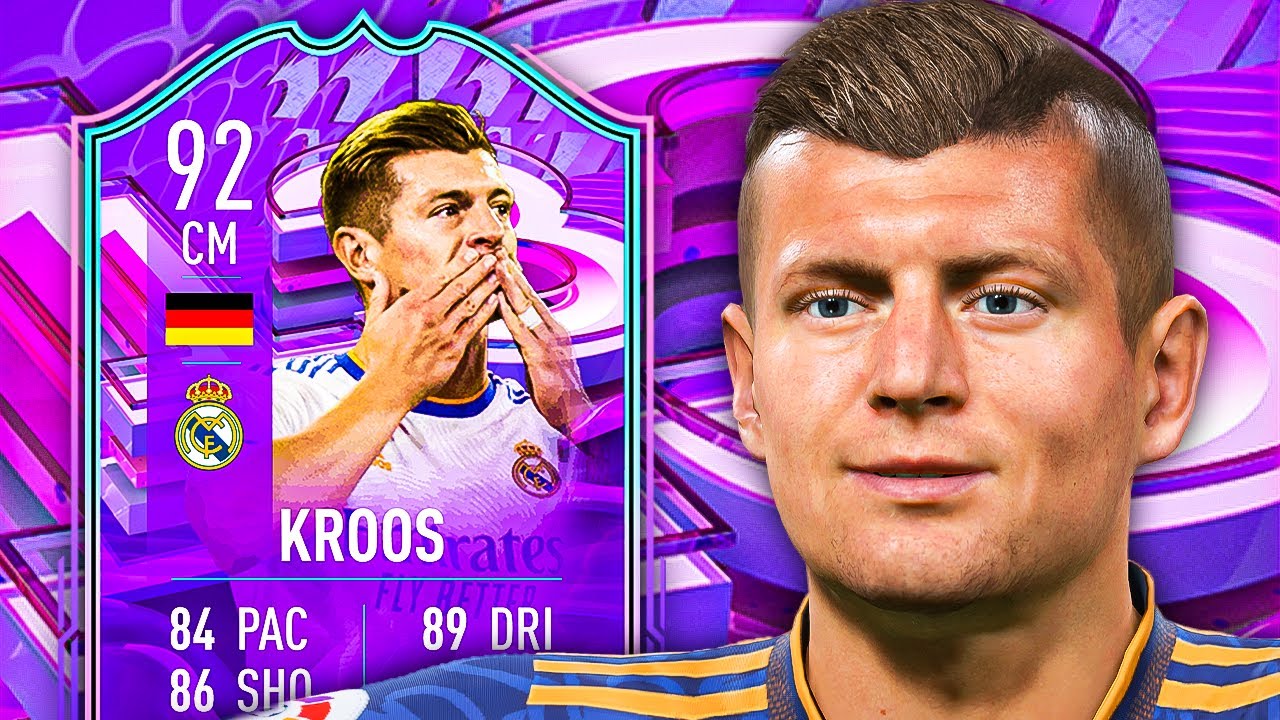 5⭐5⭐KROOS! 🤩 92 FUT BIRTHDAY KROOS PLAYER REVIEW! - FIFA 22 Ultimate Team