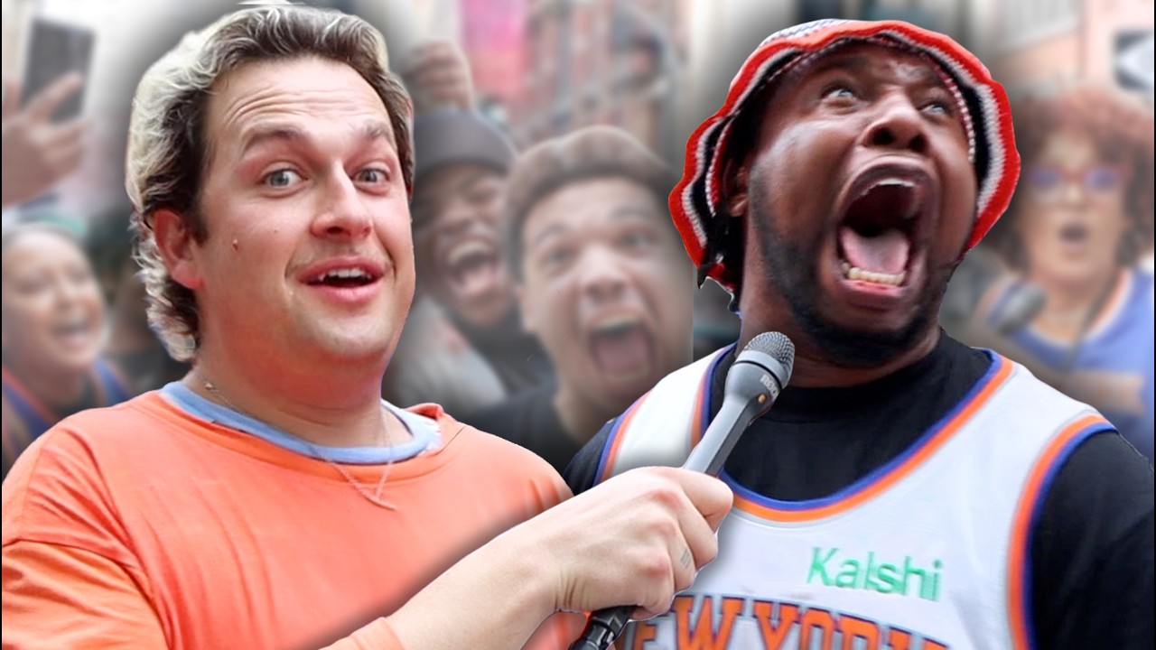 Interviewing Strangers at the Knicks Parade