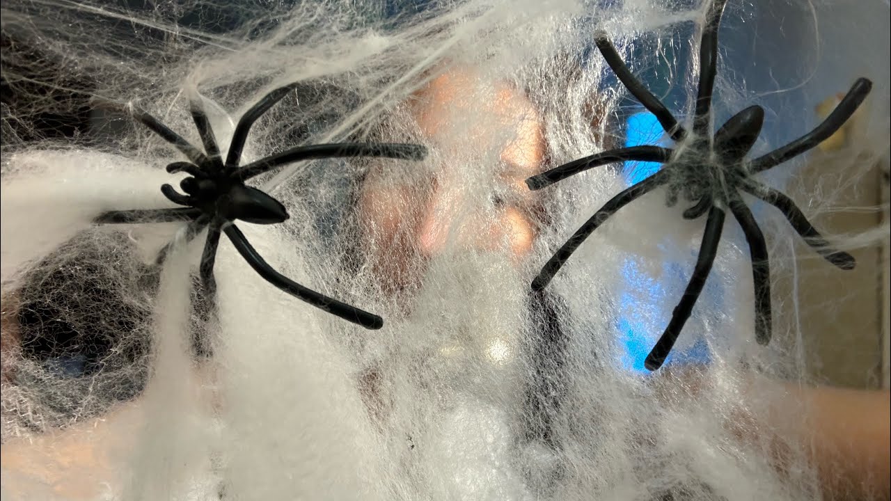 Asmr  spider web 🕸️ 🕷️ใยแมงมุม หลับลึก ฟินๆ