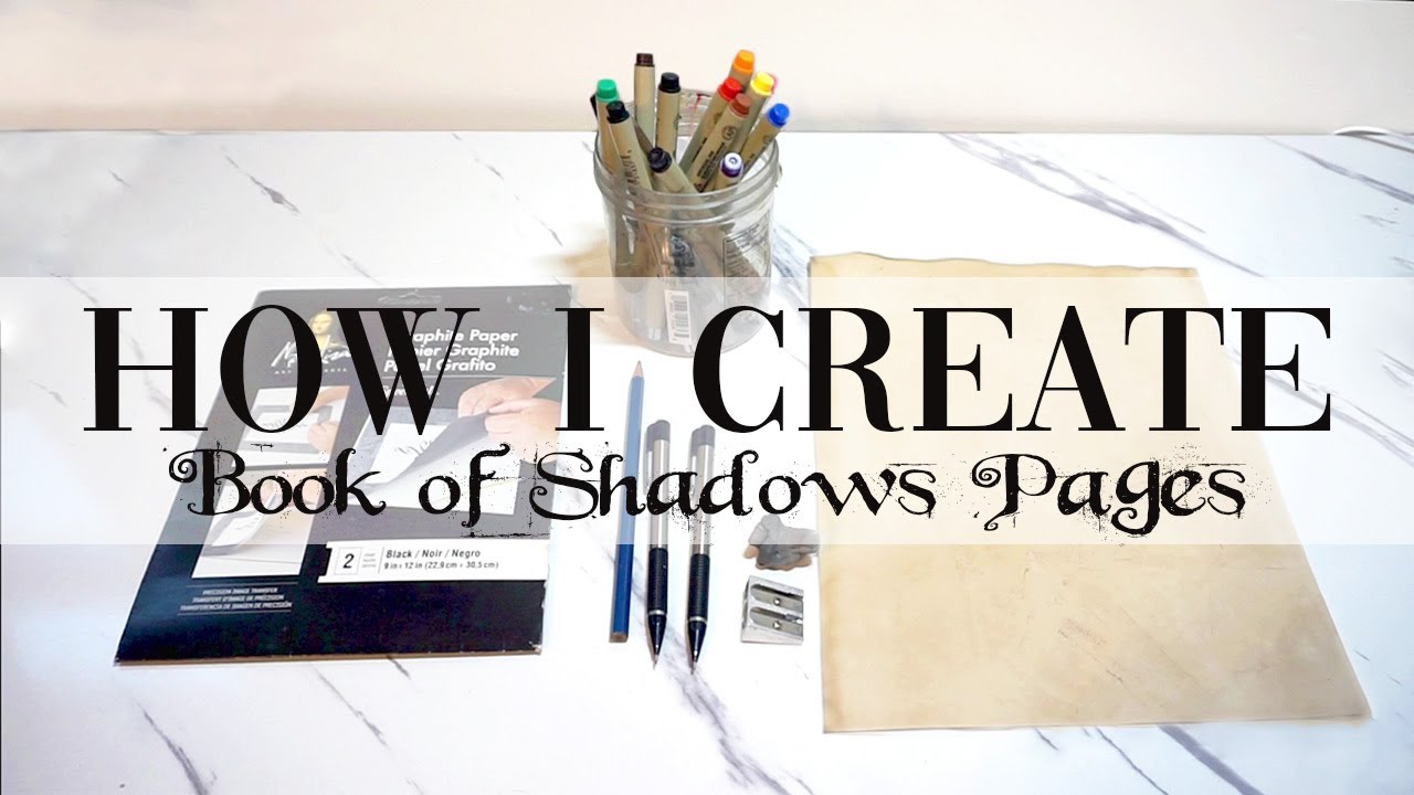 How I Create Book of Shadows Pages | 🌱Seed Blessing🌱 | Pt.1