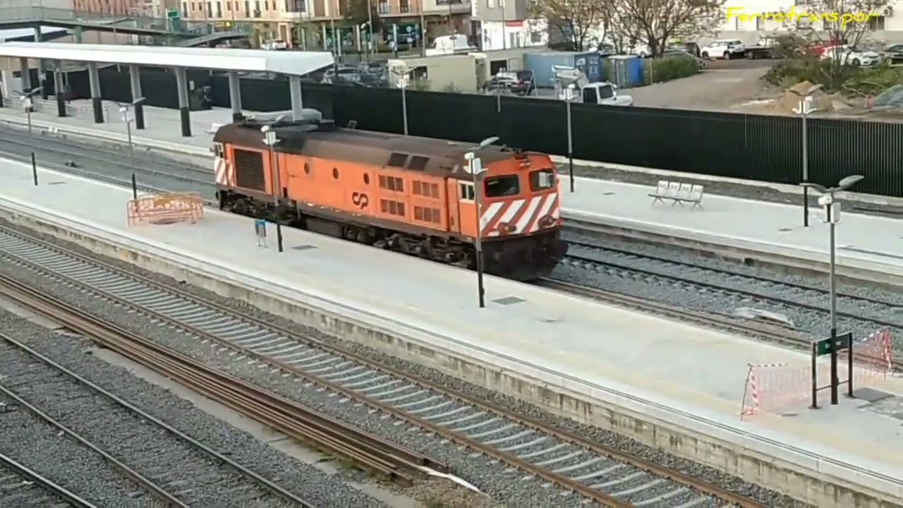 maniobras en la estación de Badajoz bombardier-mercancias renfe