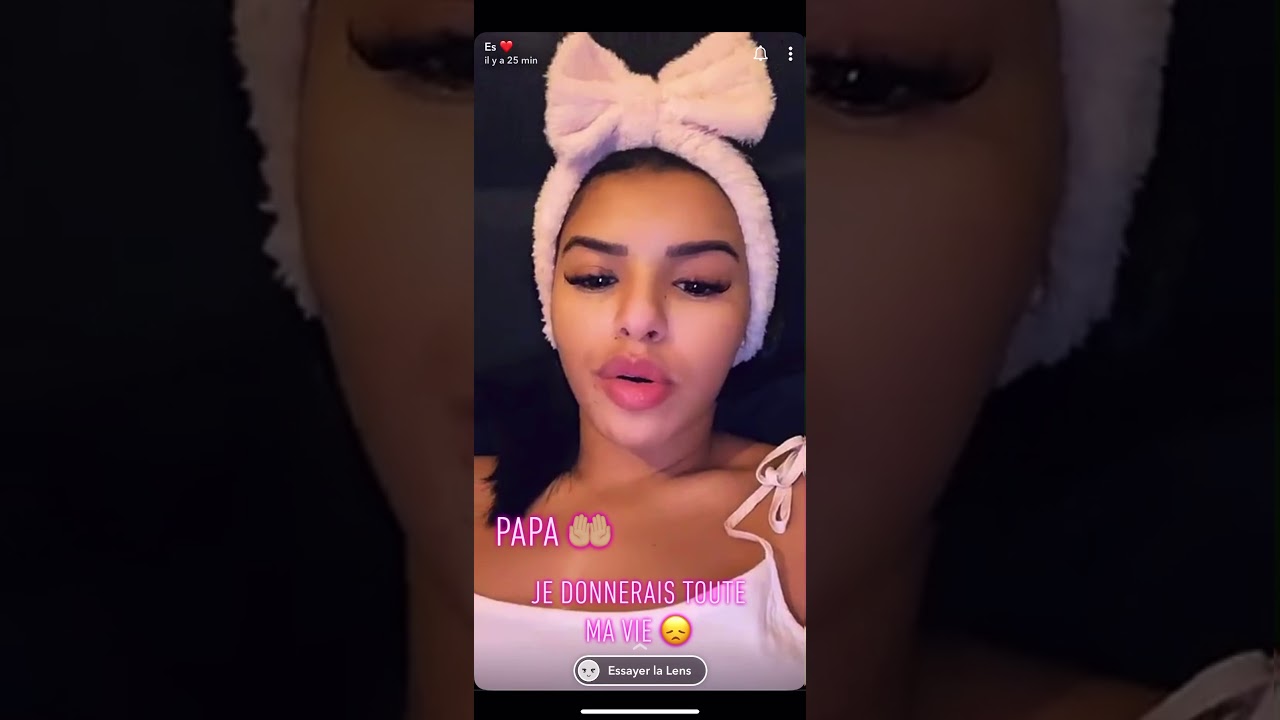Imen es elle fond en larme pour son pere