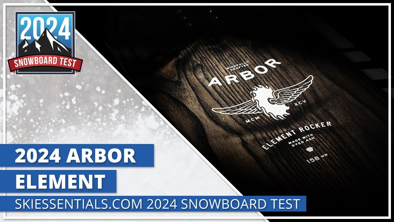2024 Arbor Element Camber and Element Rocker - SkiEssentials.com Snowboard Test