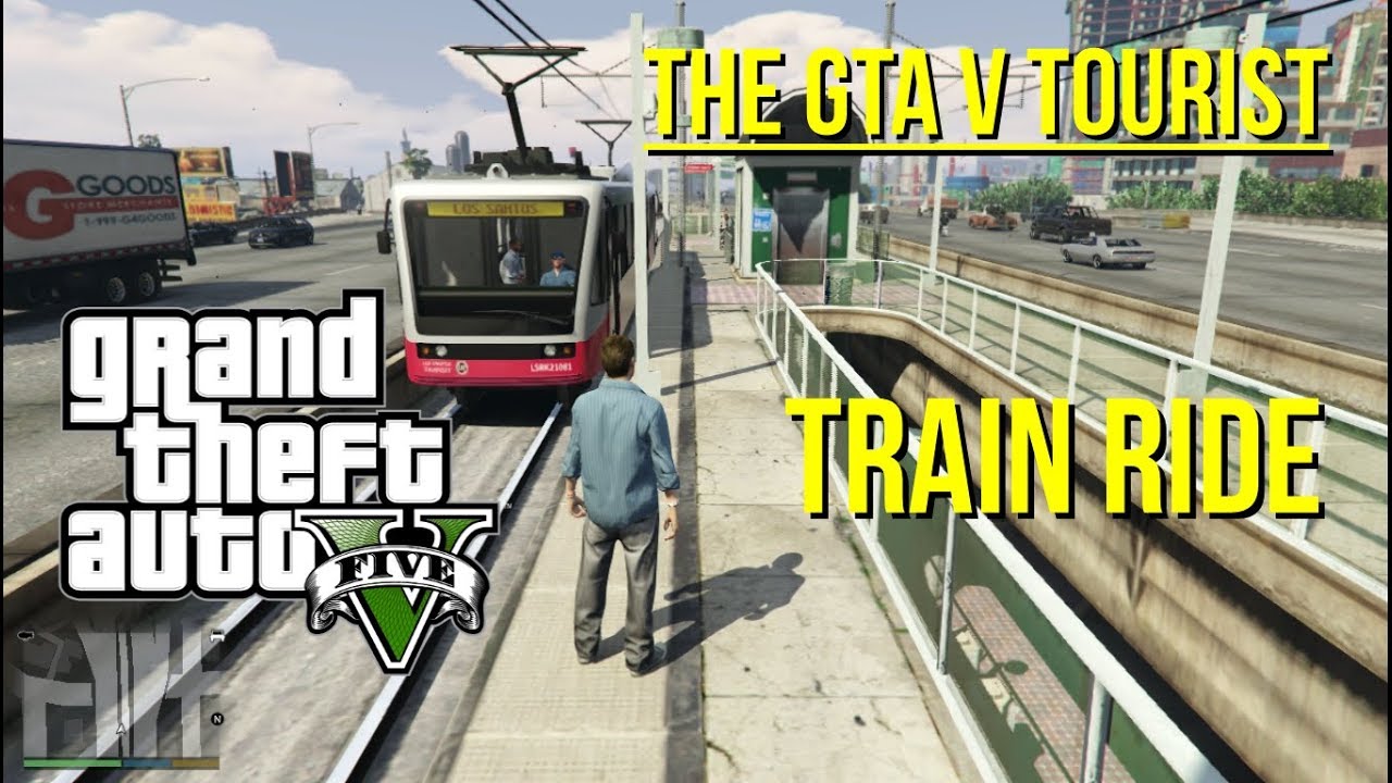 The GTA V Tourist: Train Ride and Stations Tour