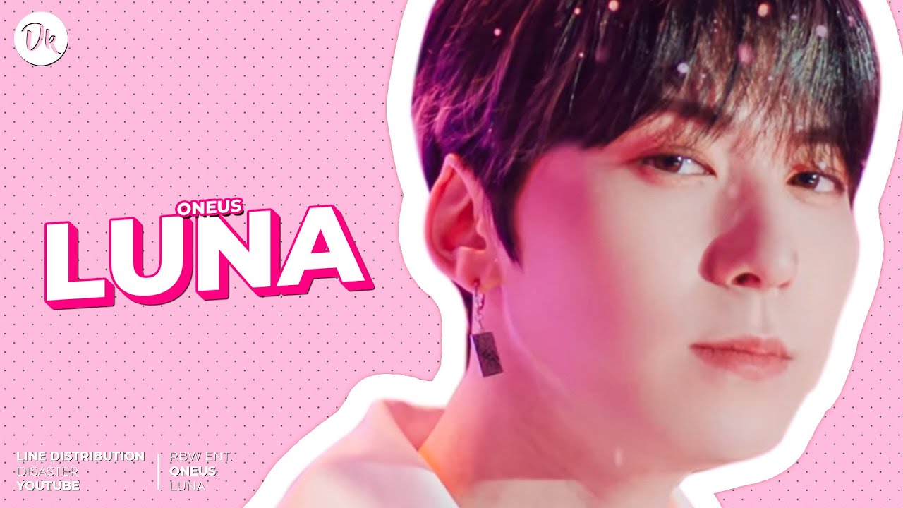 Luna - (Oneus 원어스) - Line Distribution [Color Coded]