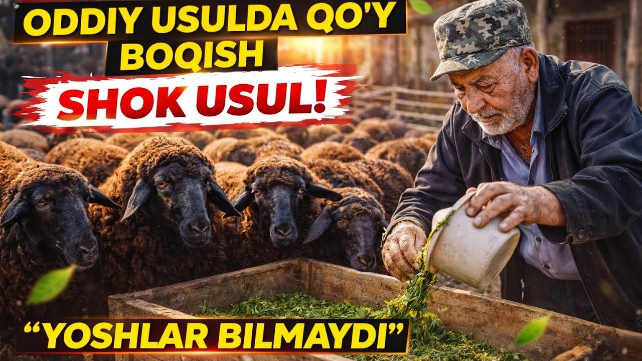 KO'P YOSHLAR BILMAYDIGAN QO'Y BOQISH SIRLARI 68YOSHLI TOGAMLARDAN