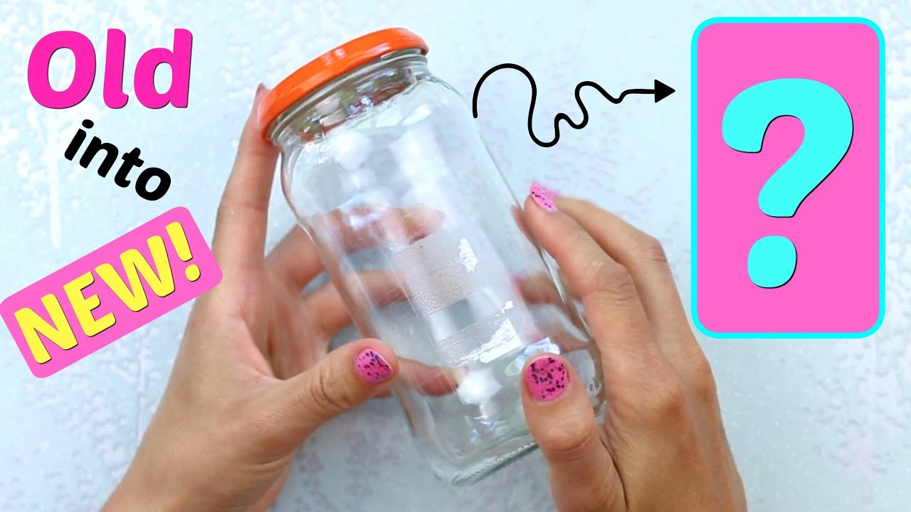 Recycle Old Jars Into DIY Vases or DIY Organisers/Best Out of Waste
