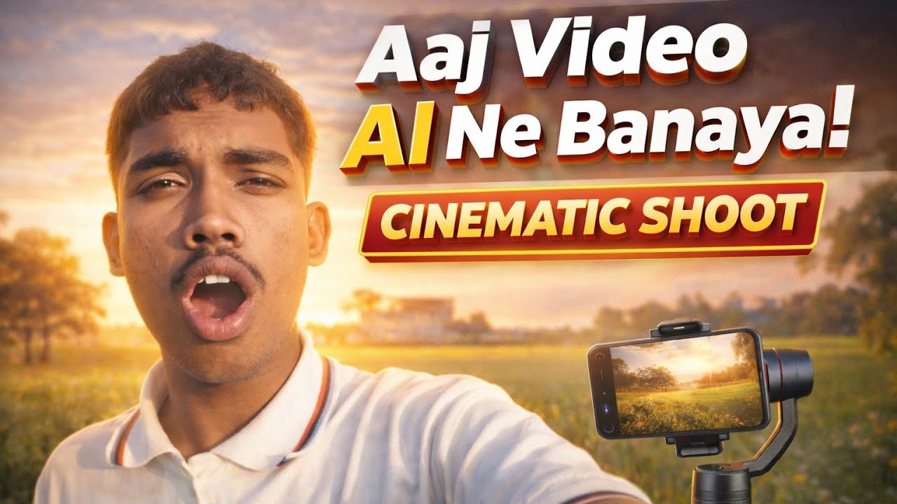 Aaj Video AI Ne Banaya! 🤖 | Cinematic Shoot 🎬 | Crazy X Adventure