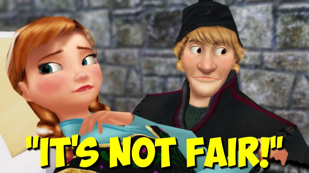 MMD Frozen 2 “When Girls Bite Boys” Elsa Anna Kristoff Jack Frost Hans Sven funny meme II Disney