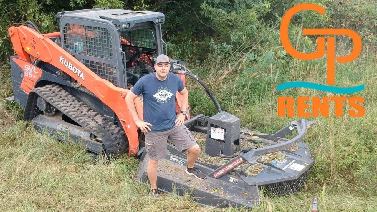 Mowing Down Trees! Extreme Duty Brush Cutter