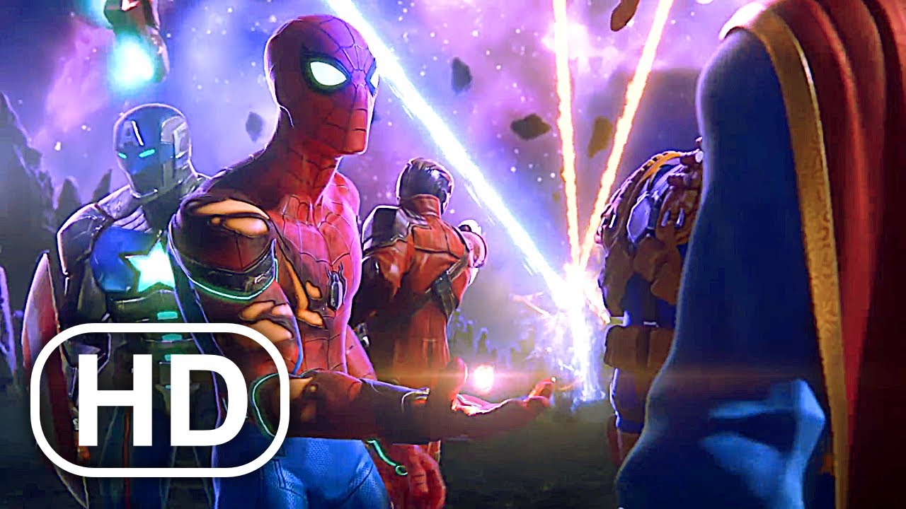 Spider-Man Steals Soul Stone From Thanos Scene 4K ULTRA HD - Marvel Cinematic
