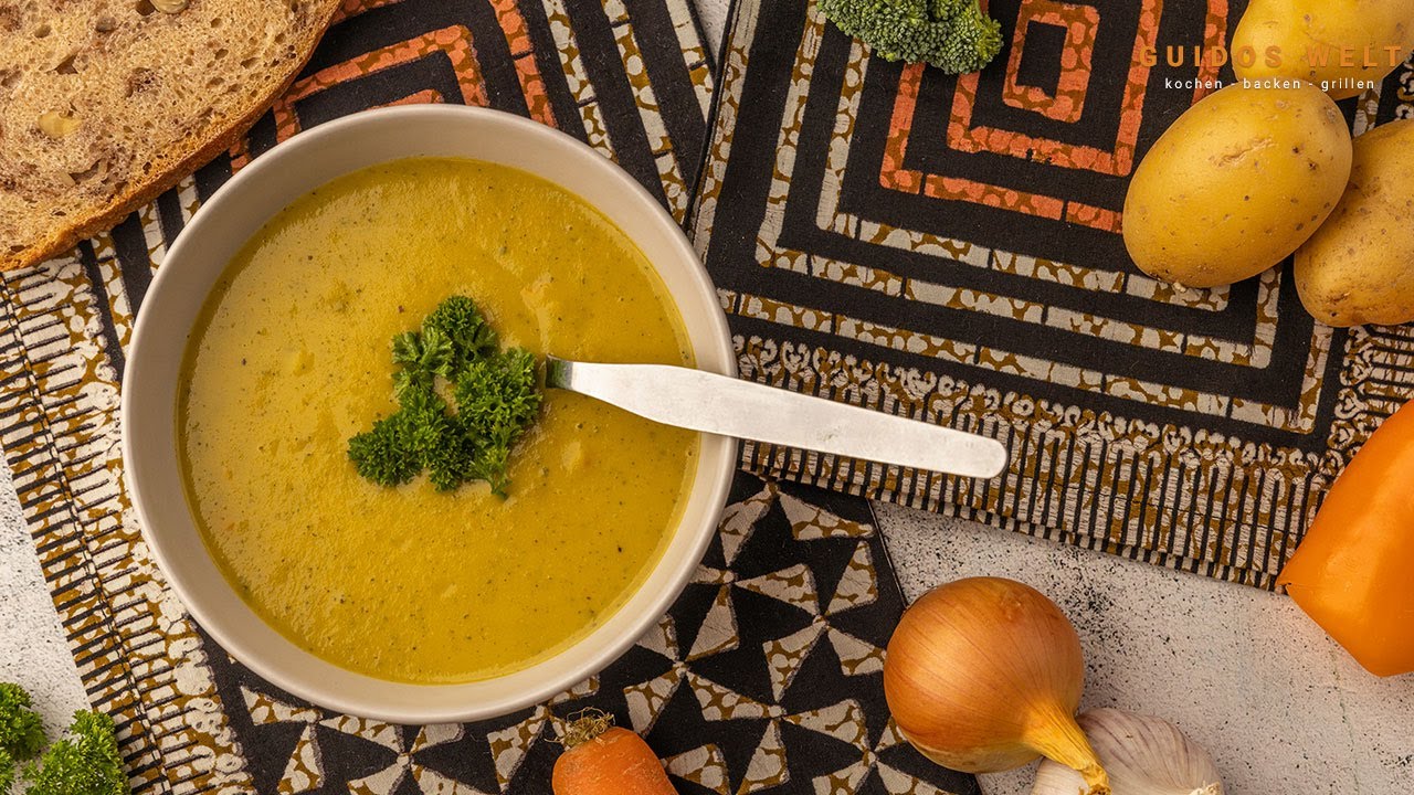 Gem&uuml;sesuppe cremig - w&auml;rmend, gesund und einfach