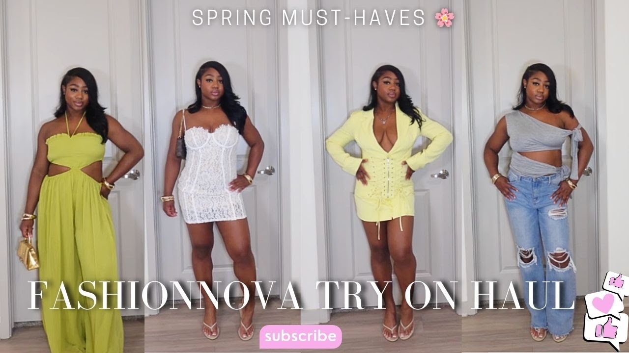 SPRING FASHION NOVA HAUL 🌸 Must-Have Trends & Outfit Ideas 2025