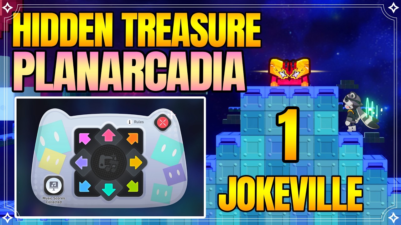 All Hidden Treasures on Planarcadia 4.0 - Bizzarre Melody - Music Scores【Honkai: Star Rail】